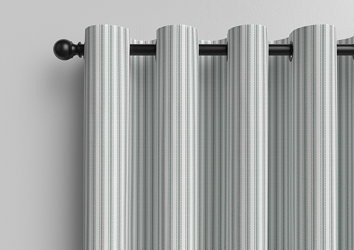 Lace Stripes, Sage - Made to Measure Curtains - Image 12